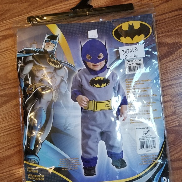 Rubie's Other - Rubies baby Batman costume 0-6 months